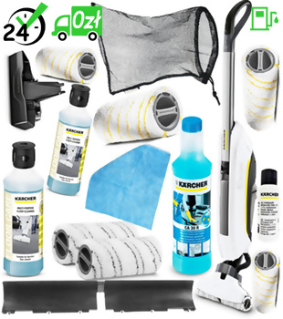 FC 5 Premium Home Line mop bezprzewodowy (300mm, 60m2/h) Karcher MEGA ZESTAW REFILL FULL+