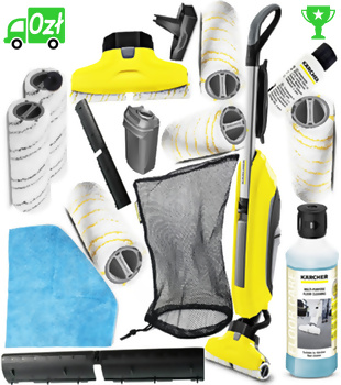 FC 5 mop elektryczny (300mm, 60m2/h) Karcher MEGA ZESTAW ALL-IN-ONE+
