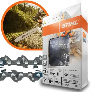 Łańcuch STIHL 3/8" P, 1,3 mm, 50 ogniw, na prowadnicę 35 cm, Picco Micro 3 (PM3)