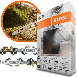 Łańcuch STIHL 3/8" P, 1,3 mm, 50 ogniw, na prowadnicę 35 cm, Picco Micro 3 (PM3)