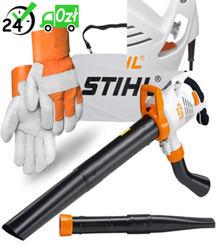 Stihl SHE 81 + Profesjonalne rękawice (1,4kW, 230V), odkurzacz elektryczny
