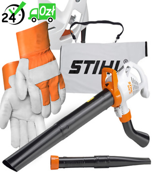 Stihl SHE 71 + Profesjonalne rękawice (1,1kW, 230V), odkurzacz elektryczny