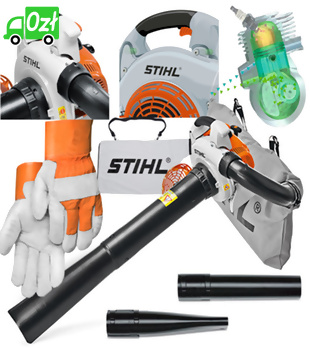 Stihl SH 86 + Profesjonalne rękawice (27,2cm³), odkurzacz spalinowy