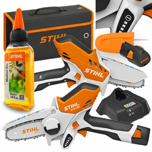 GTA 26 + akumulator i ładowarka, STIHL (11V, 10cm) zaskakująco wydajna pilarka akumulatorowa kg