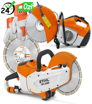 Stihl TSA 230 + Profesjonalne Rękawice (230mm, 36V) Akumulatorowa Przecinarka do Betonu