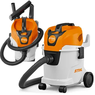 Stihl SE 33 (1,4kW, 210mbar) Doskonałej Jakości, Potężny odkurzacz przemysłowy STIHL