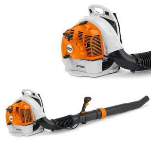 BR 450 C-EF - mocna, spalinowa dmuchawa plecakowa, silnik 2-MIX + RĘKAWICE