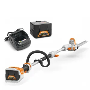 Stihl HLA 56 (36V, 45cm) + AL 101 i AK20, lekkie nożyce akumulatorowe do żywopłotu 