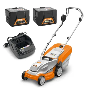 Stihl RMA 235 kosiarka akumulatorowa z dwoma akumulatorami AK 30 i ładowarką AL 101