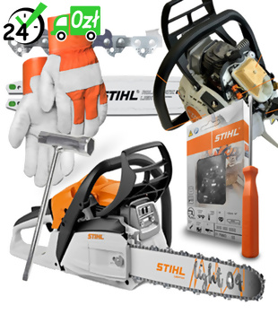 Stihl MS 182 + Rękawice (2,2KM, 35cm), ogrodowa pilarka spalinowa