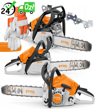 MS 212 + GRATIS Rękawice Robocze, Stihl (2,4KM, 30cm) Doskonała Pilarka Spalinowa