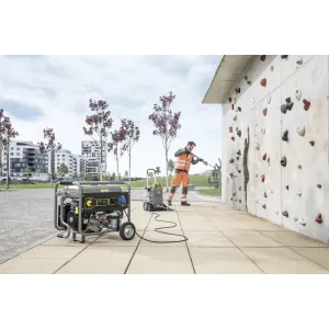 Generator prądu PGG 3/1 2,8 kW | Mobilny agregat benzynowy z AVR i kołami