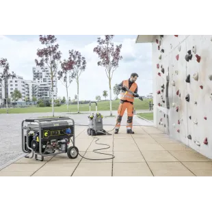 Mobilny generator prądu Kärcher PGG 6/1 o mocy 5 kW z silnikiem benzynowym EU STAGE V. Do 10 h pracy, AVR, zabezpieczenia