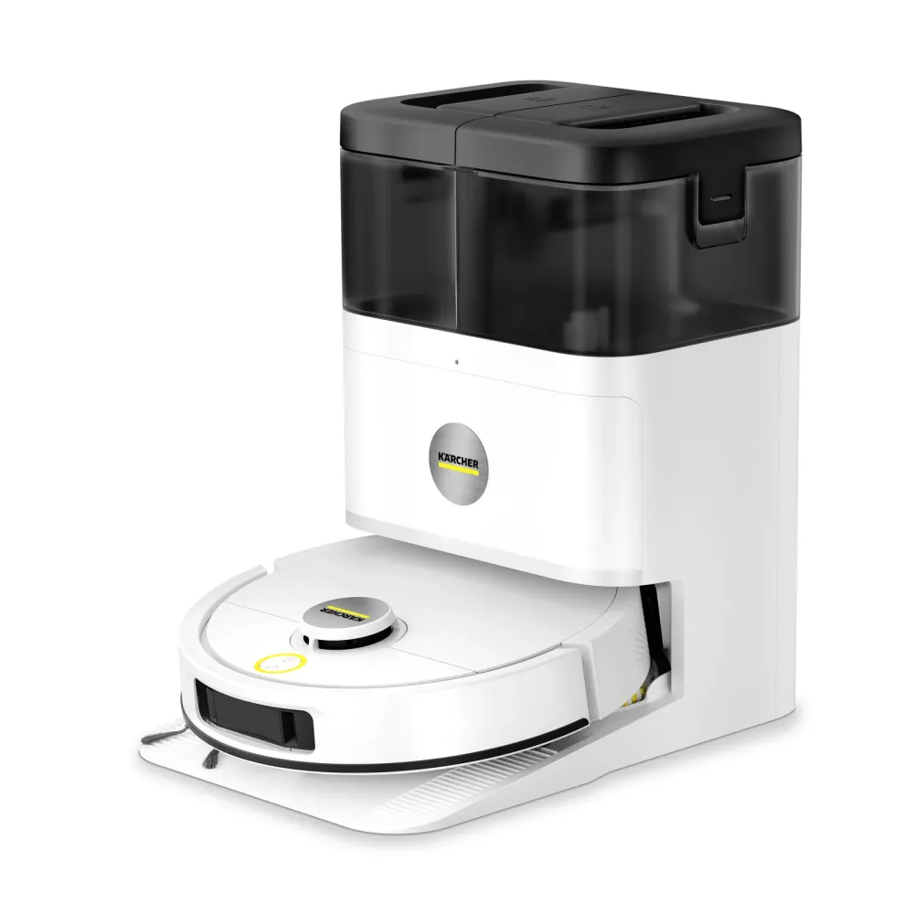 Karcher RVM 4 Comfort Extra – robot sprzątający i mopujący z inteligentną stacją wielofunkcyjną