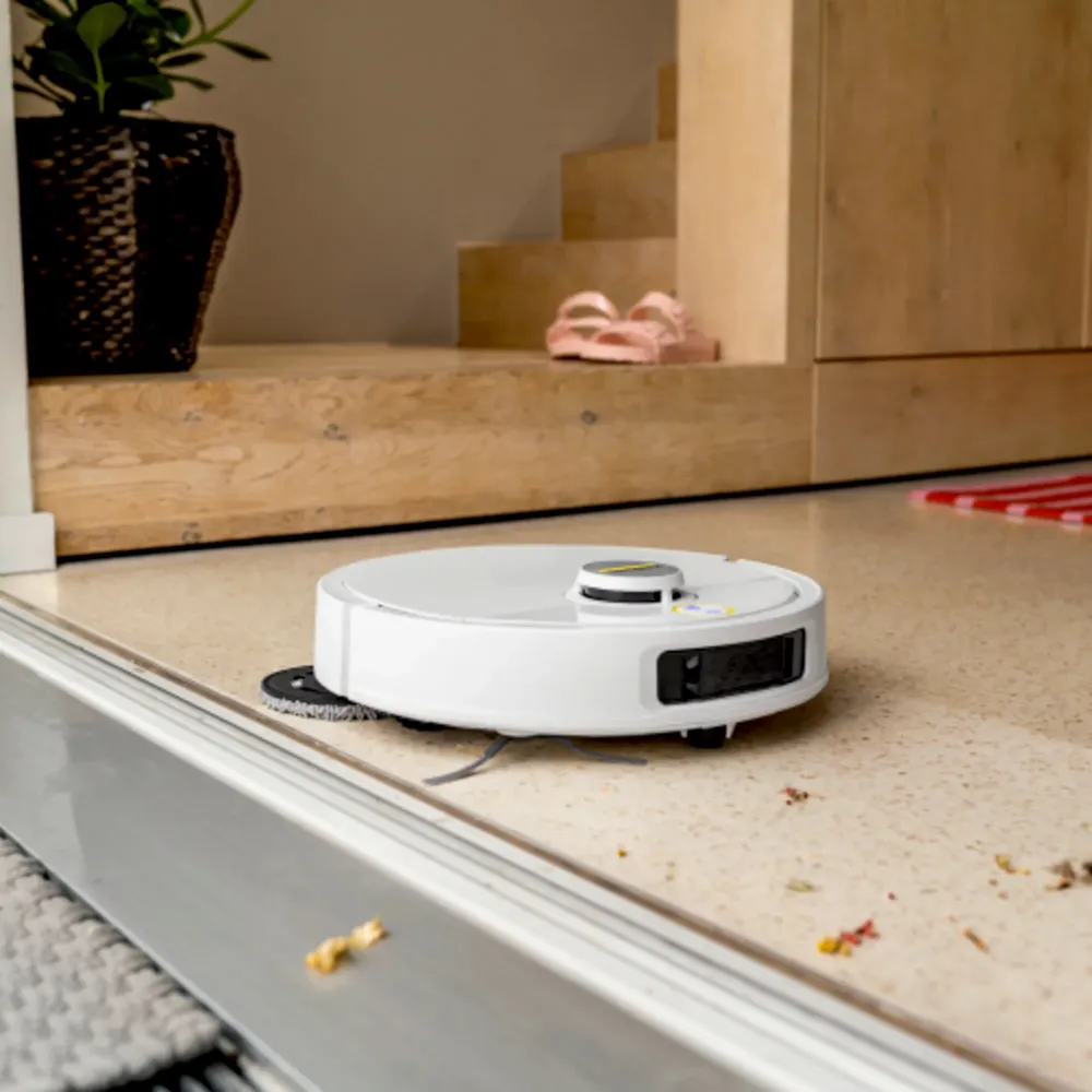 Karcher RVM 4 Comfort Extra – robot sprzątający i mopujący z inteligentną stacją wielofunkcyjną
