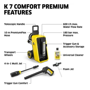 Karcher K 7 Comfort Premium – mocna myjka ciśnieniowa do domu i ogrodu
