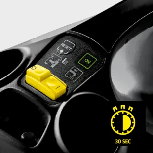 Parownica Karcher SC 3 EasyFix Go!Further – czarna, 1900 W, para non-stop, zabija 99,999% wirusów | sklep