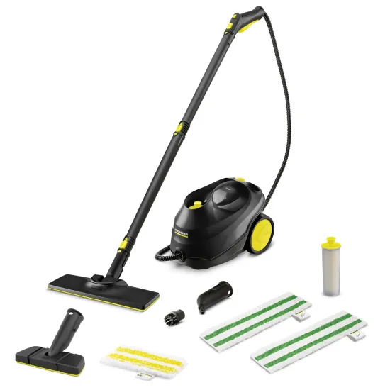 Parownica Karcher SC 3 EasyFix Go!Further – czarna, 1900 W, para non-stop, zabija 99,999% wirusów | sklep