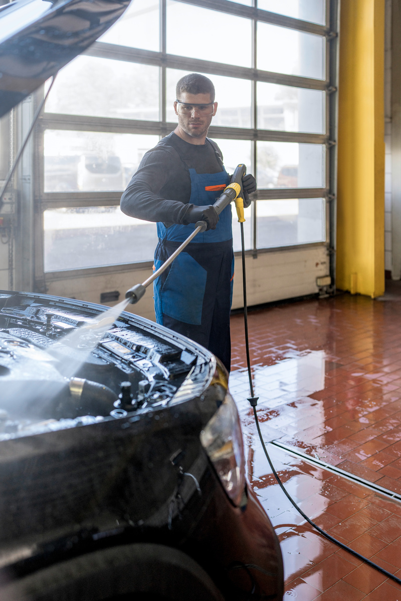 Myjka ciśnieniowa K 7 Power Flex: Uchwyt teleskopowy wykonany z wysokiej jakości aluminium