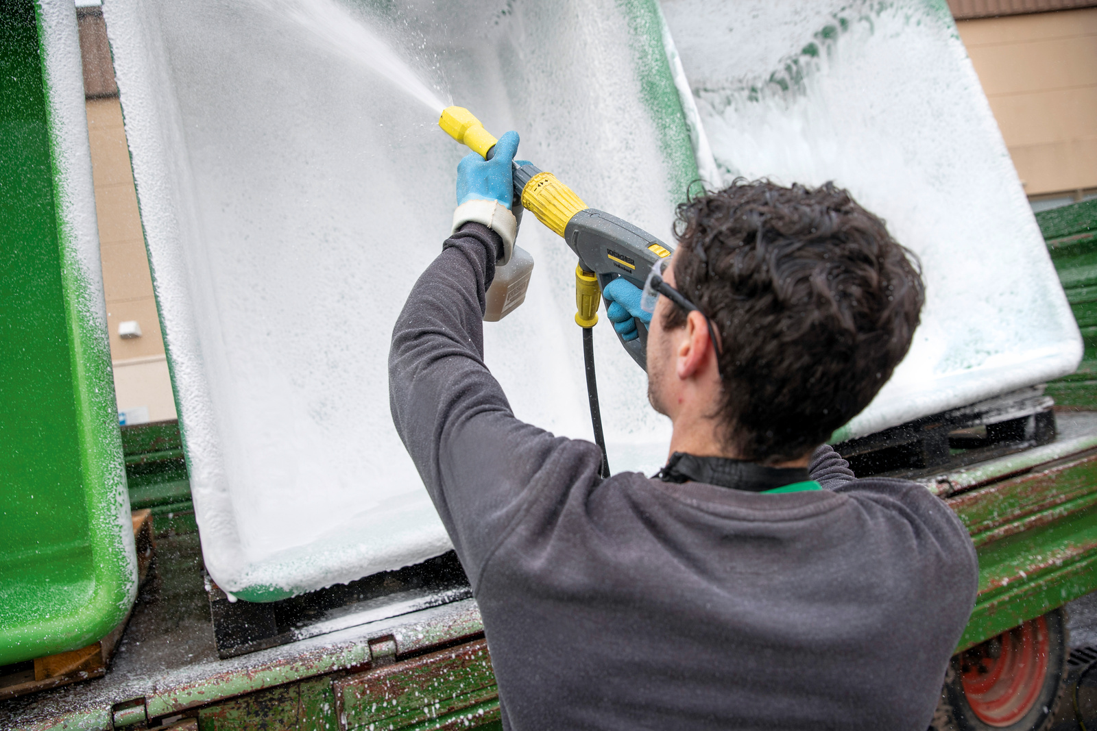 Myjka ciśnieniowa K 7 Power Flex: Uchwyt teleskopowy wykonany z wysokiej jakości aluminium