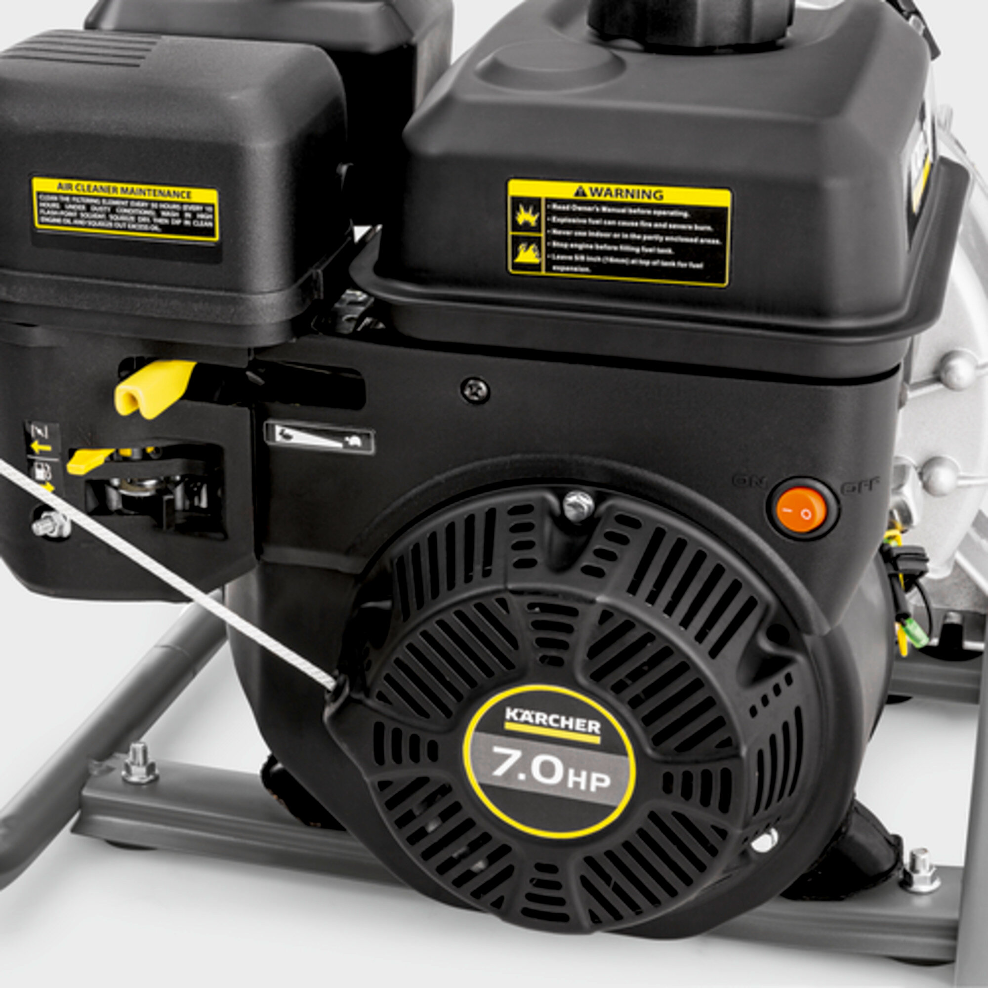 Myjka ciśnieniowa K 7 Power Flex: Plug 'n' Clean — system podawania środka czyszczącego Kärcher