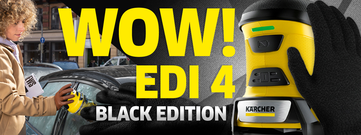 Wspaniały zestaw Black Edition dla EDI 4 od Karcher!